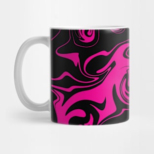 Spill - Magenta and Black Mug